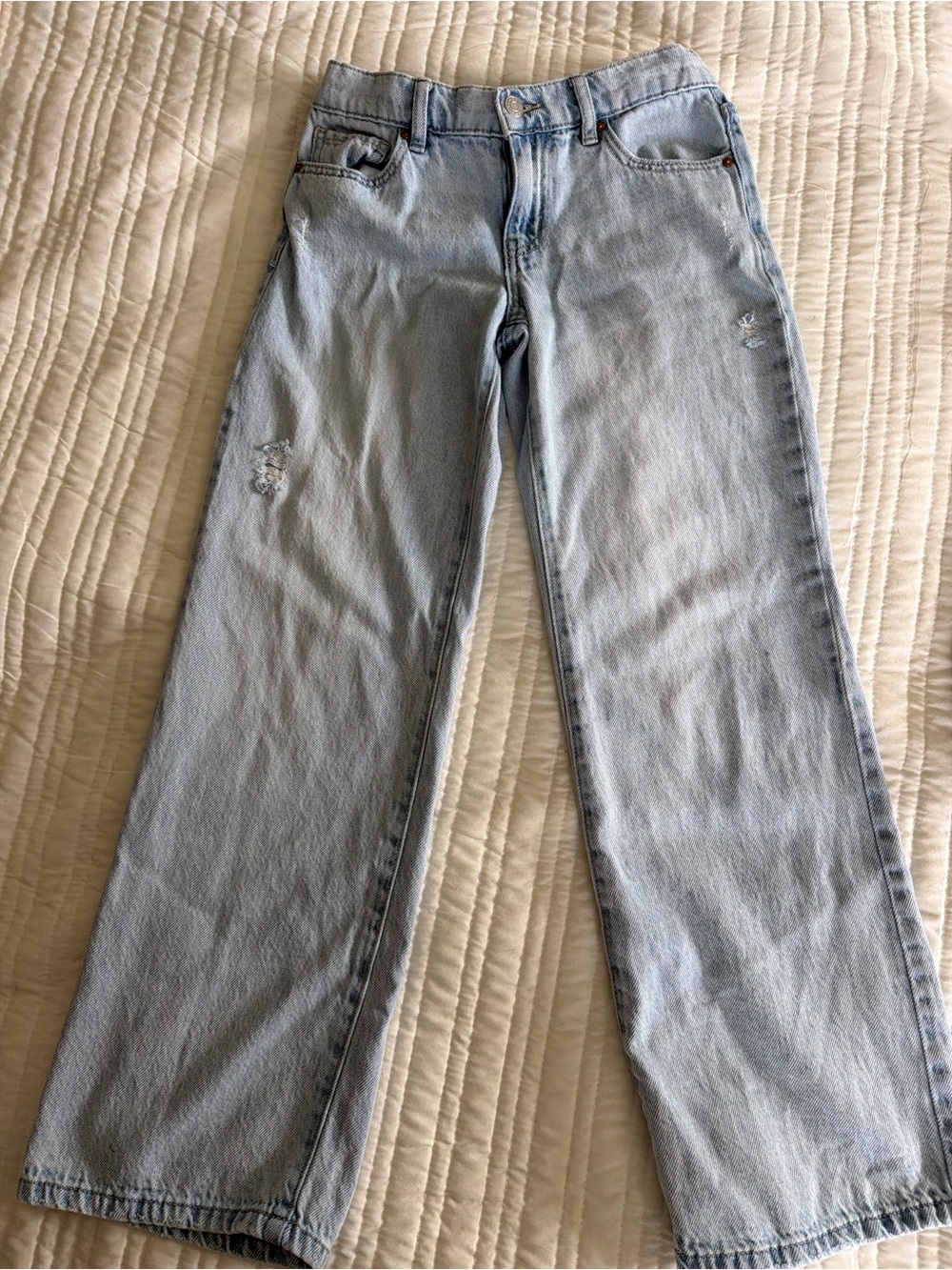 RSQ Light Blue Wide-Leg Jeans